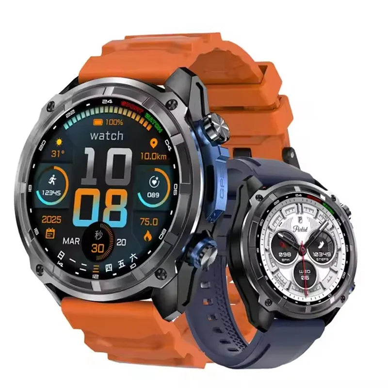 DT G1 Military Smart Watch GPS Track Compass Altimeter Bluetooth Calling 860mAh Battery DTG1 Men Outdoor Sports SmartWatch