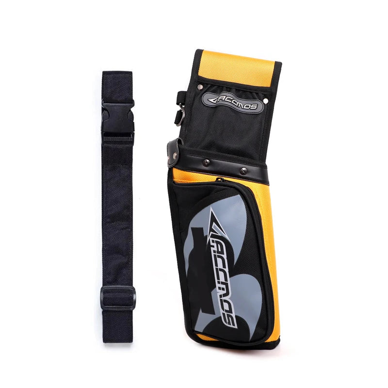 ACC Archery Arrow Quiver Bow Bag Holder Recurve Compound Bow Arrow Hunting Release Hold Pounch Arrow Strap Reverse Hold 7color
