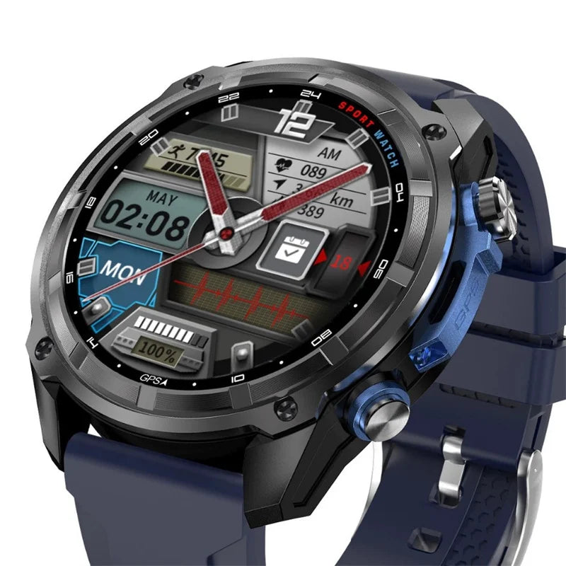 DT G1 Military Smart Watch GPS Track Compass Altimeter Bluetooth Calling 860mAh Battery DTG1 Men Outdoor Sports SmartWatch