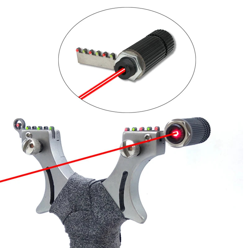 1PCS Slingshot Accessories Laser Calibration Instrument Locator Infrared Laser Light Laser Aim Red/Blue Laser Sight