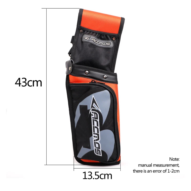 ACC Archery Arrow Quiver Bow Bag Holder Recurve Compound Bow Arrow Hunting Release Hold Pounch Arrow Strap Reverse Hold 7color