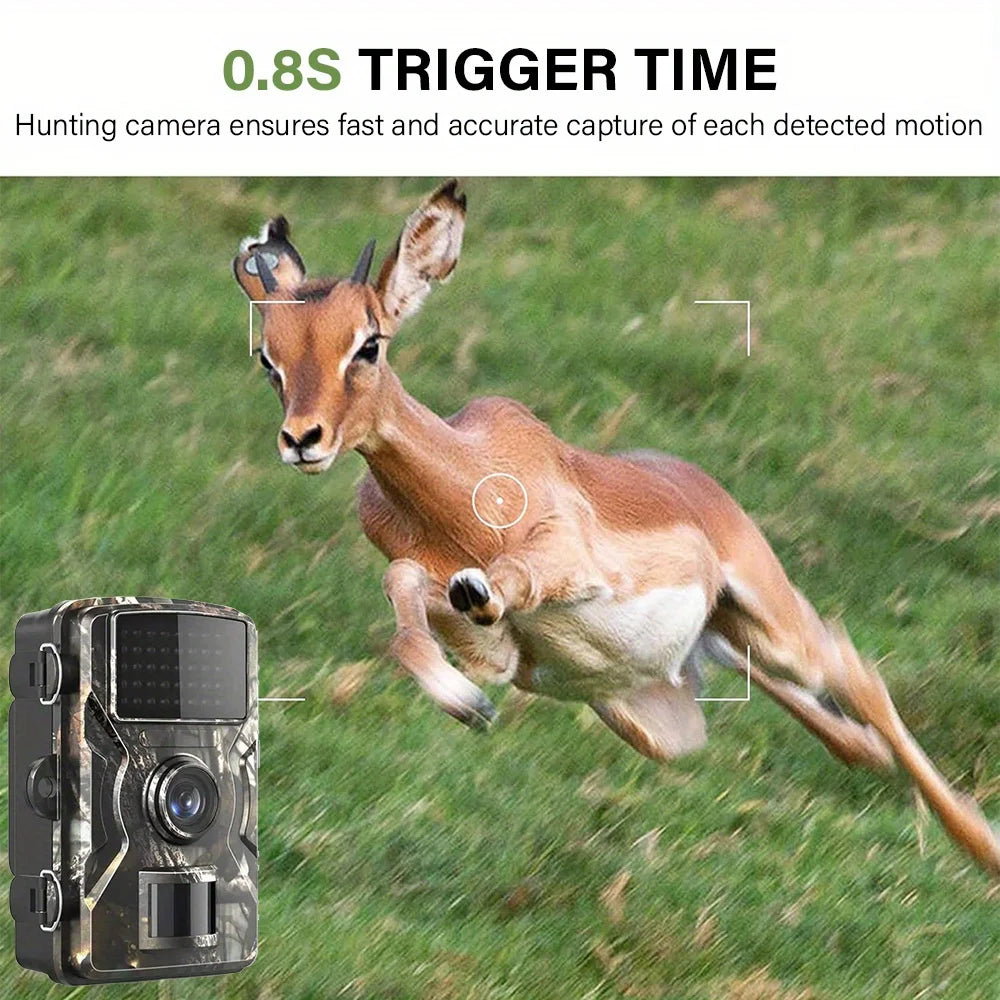 Hunting Trail Camera 16MP 1080P 940nm Infrared Night Vision Motion Activated Trigger Security Cam Outdoor Wildlife Photo Traps