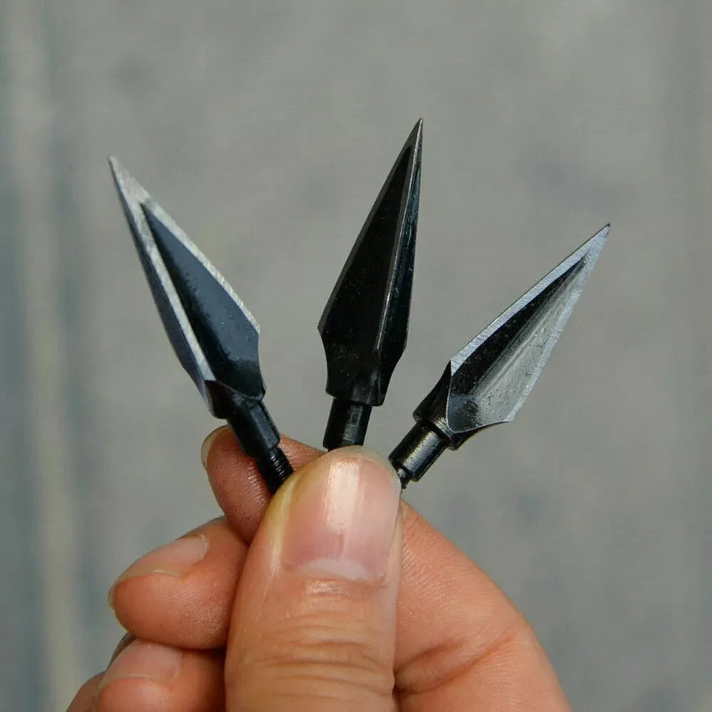 3/6/12PCS 100Gr Hunting Arrow Tips Compound Recurve bow Classical Tradition Broadheads