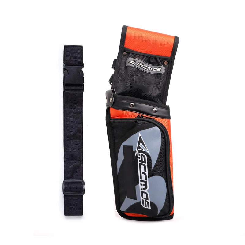 ACC Archery Arrow Quiver Bow Bag Holder Recurve Compound Bow Arrow Hunting Release Hold Pounch Arrow Strap Reverse Hold 7color