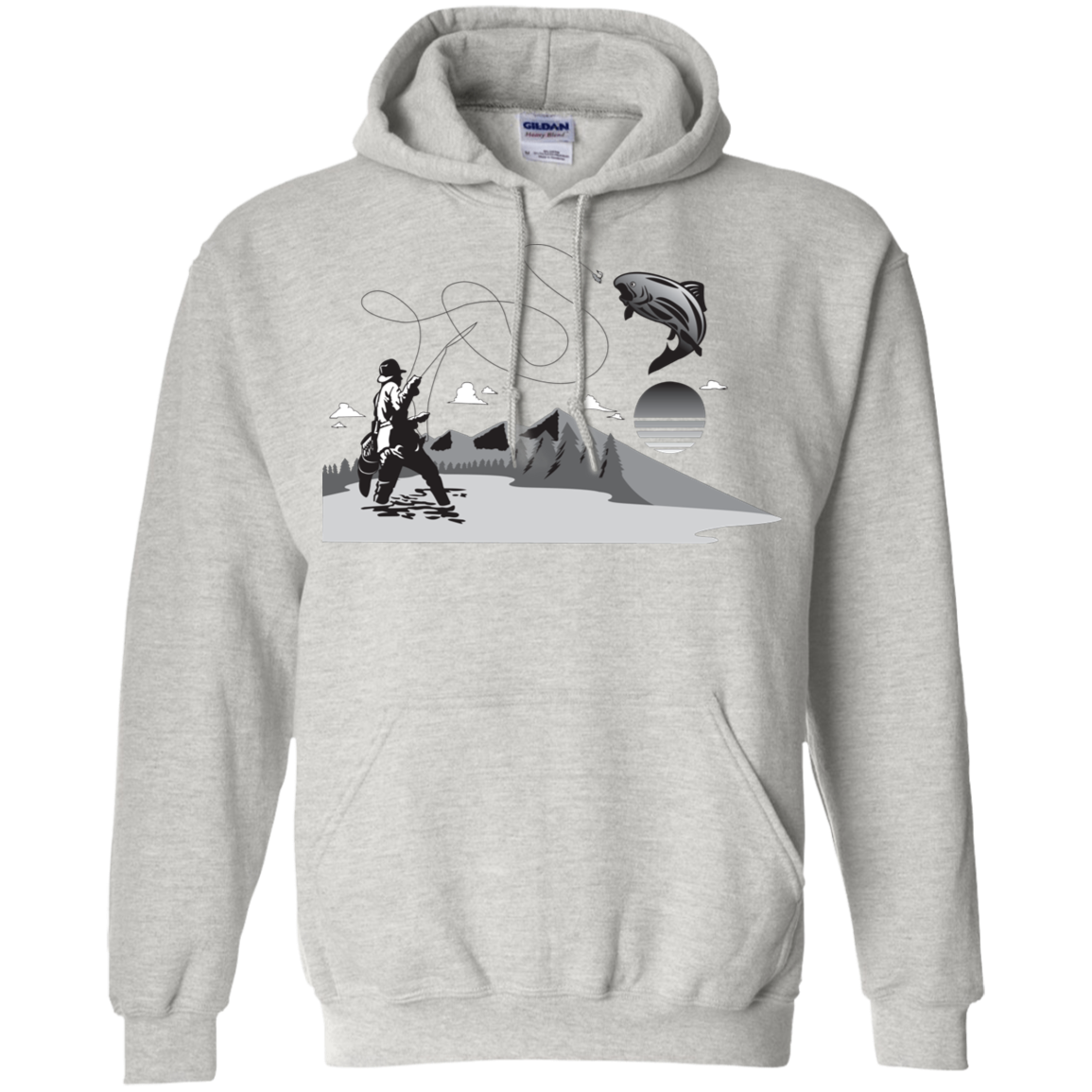 G185 Gildan Pullover Hoodie 8 oz. F2