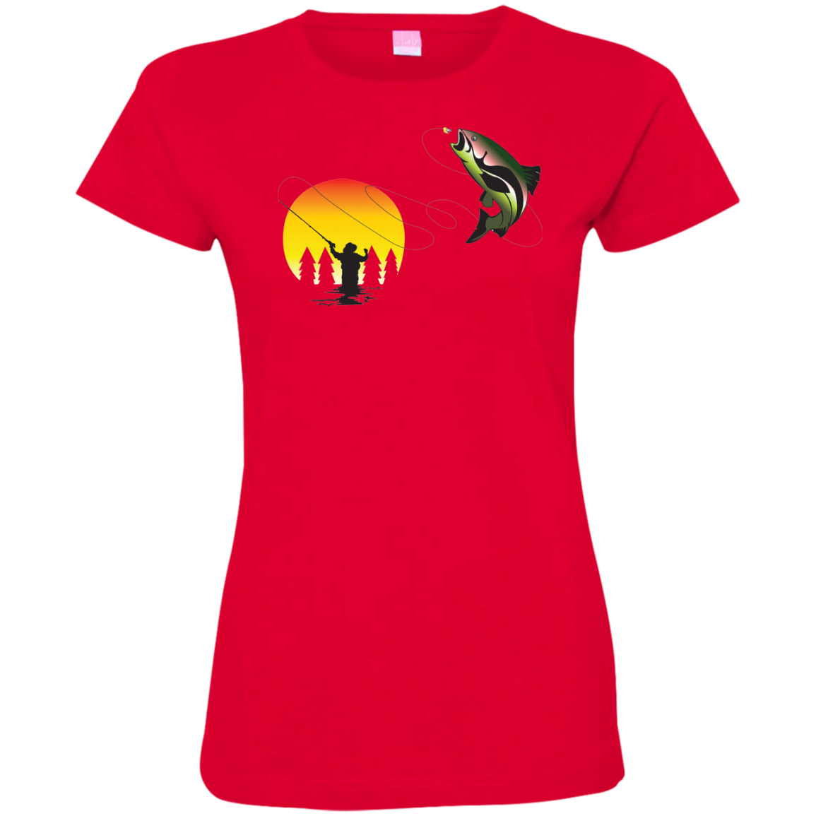 3516 LAT Ladies' Fine Jersey T-Shirt F1