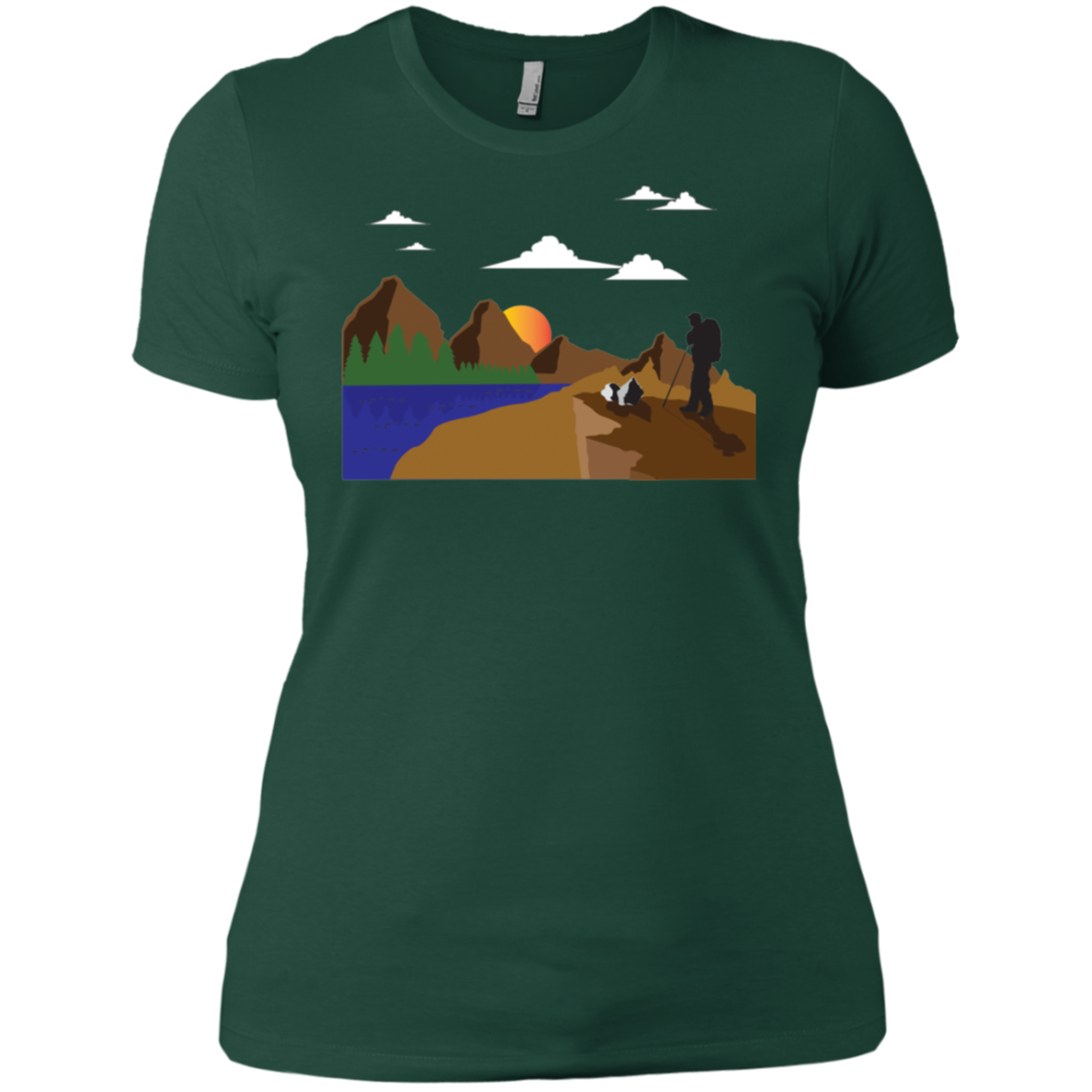 NL3900 Next Level Ladies' Boyfriend T-Shirt Hiking
