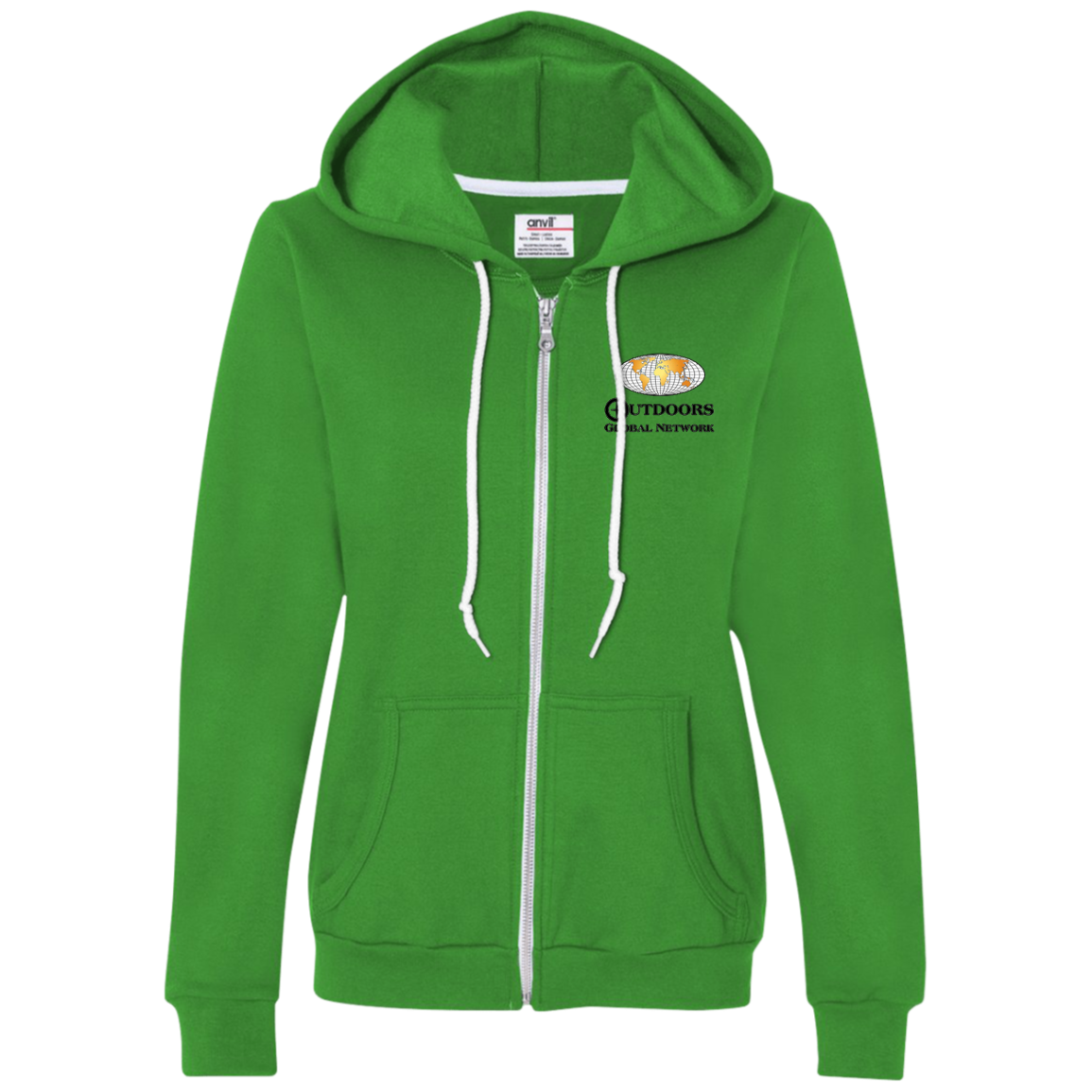 71600L Anvil Ladies Full-Zip Hooded Fleece L2