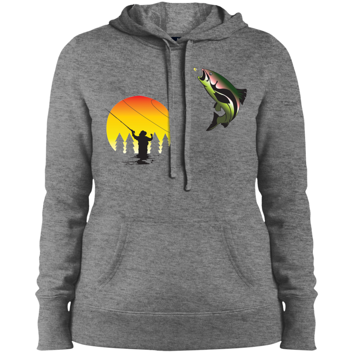 LST254 Sport-Tek Ladies' Pullover Hooded Sweatshirt