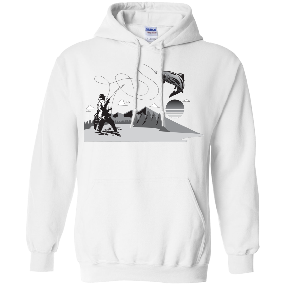 G185 Gildan Pullover Hoodie 8 oz. F2