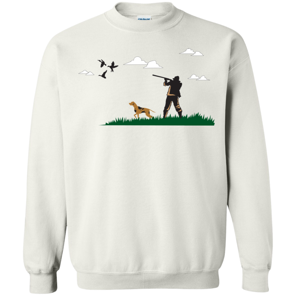 G180 Gildan Crewneck Pullover Sweatshirt  8 oz. H2