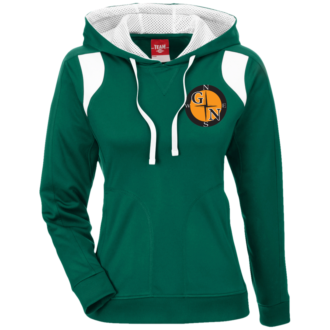 TT30W Team 365 Ladies' Colorblock Poly Hoodie L3