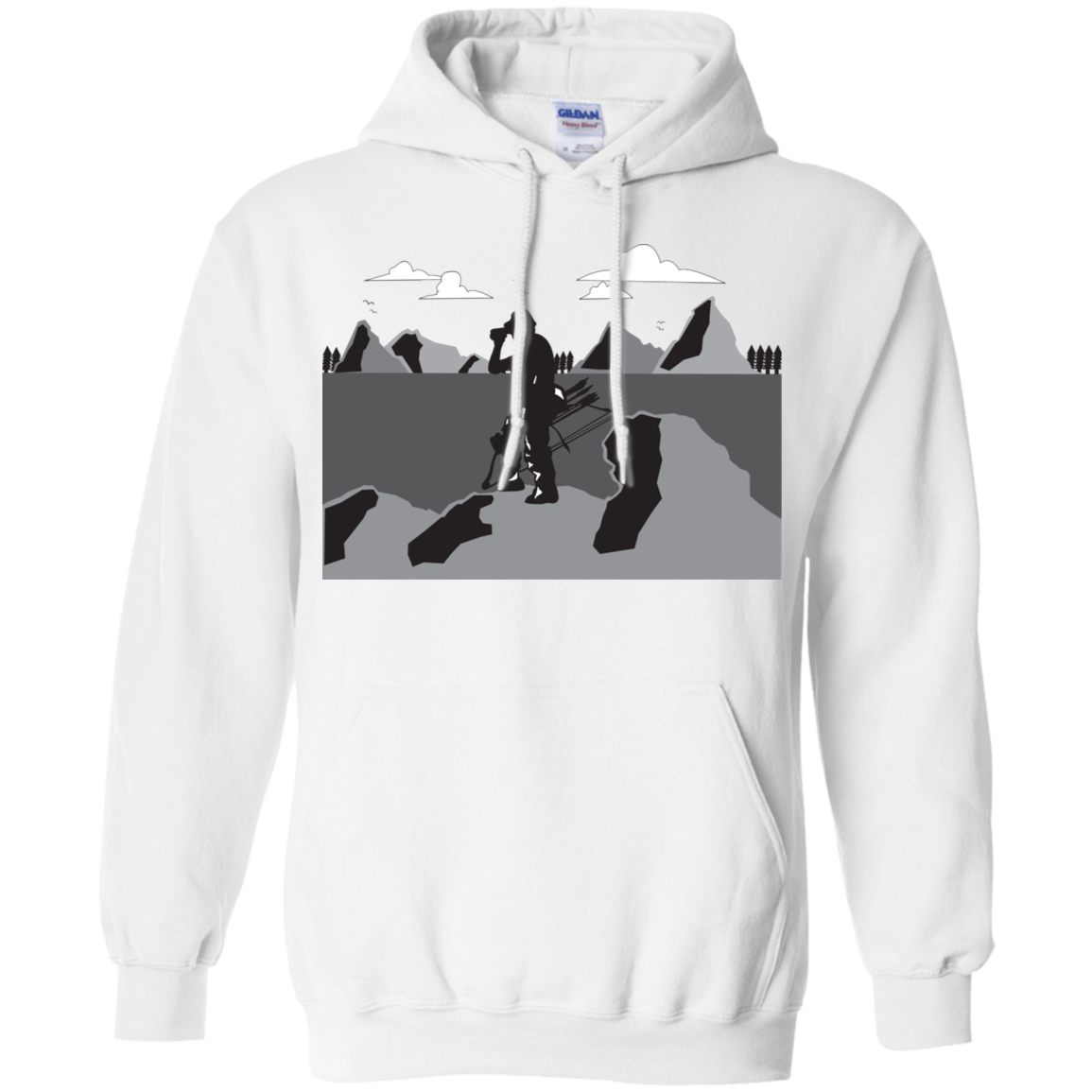 G185 Gildan Pullover Hoodie 8 oz. A1