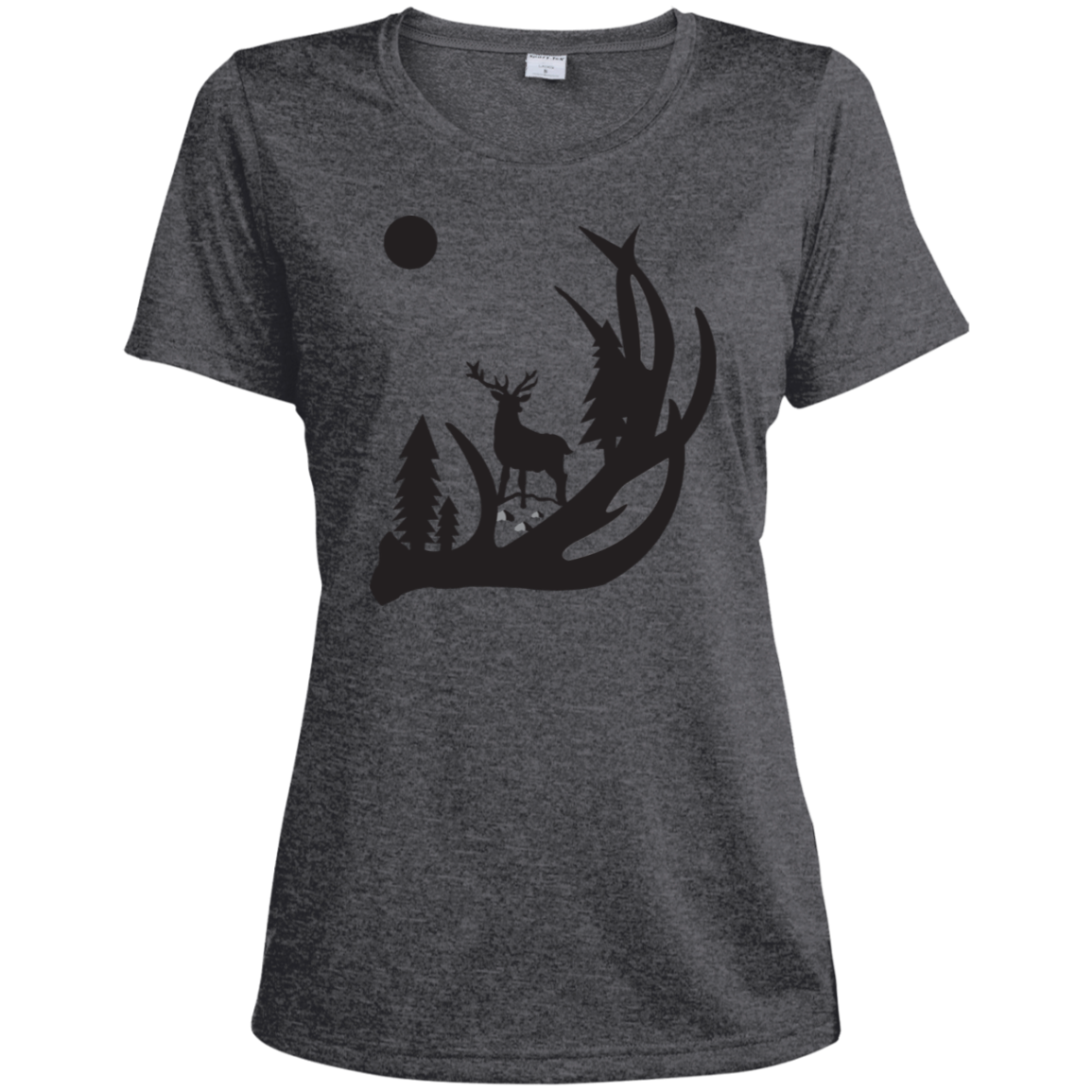 LST360 Sport-Tek Ladies' Heather Dri-Fit Moisture-Wicking T-Shirt H1