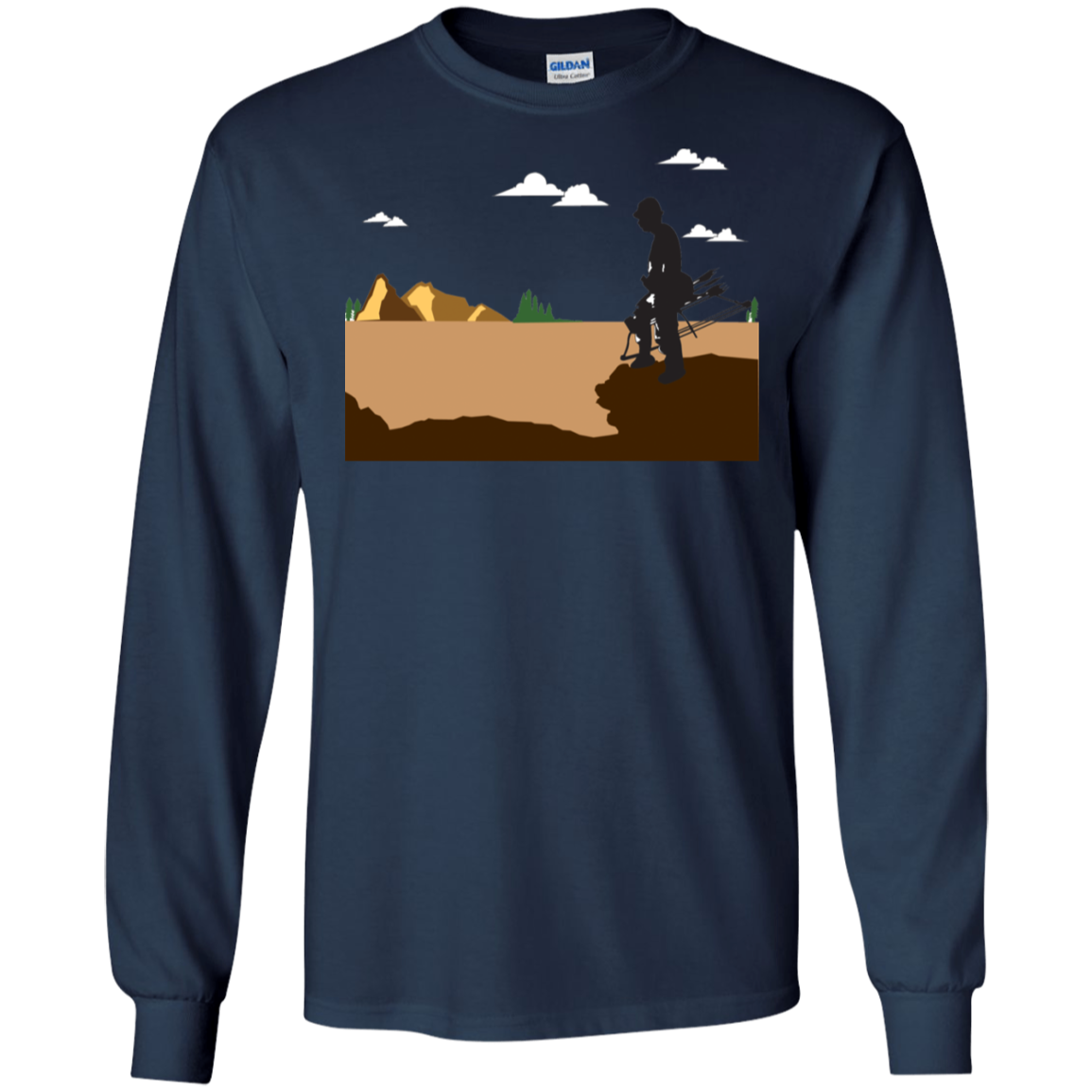 G240 Gildan LS Ultra Cotton T-Shirt A2