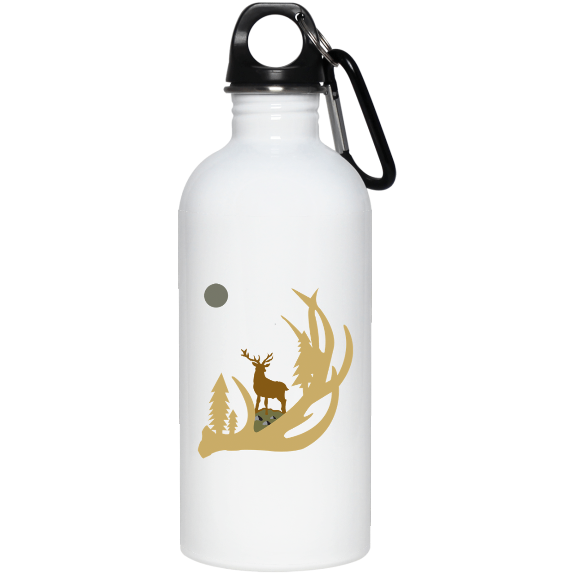 23663 20 oz. Stainless Steel Water Bottle H1