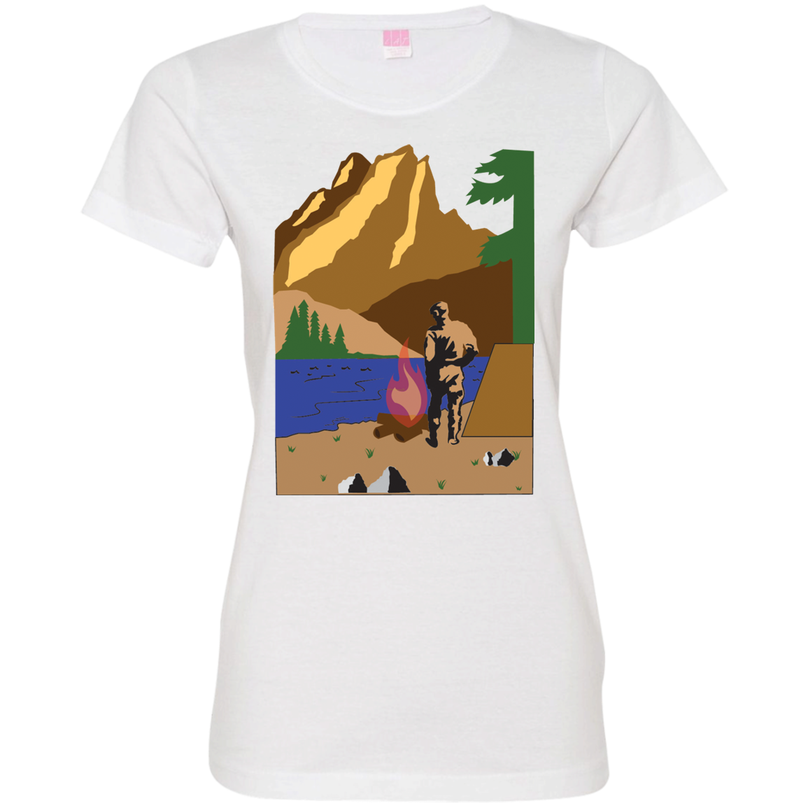 3516 LAT Ladies' Fine Jersey T-Shirt C1