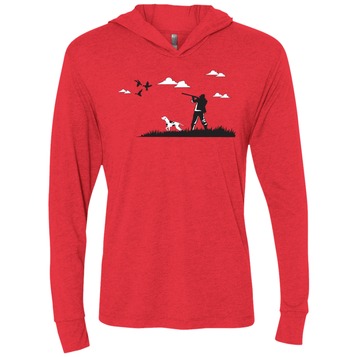 NL6021 Next Level Unisex Triblend LS Hooded T-Shirt H2