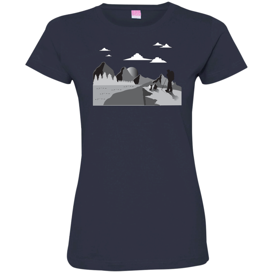 3516 LAT Ladies' Fine Jersey T-Shirt Hiking