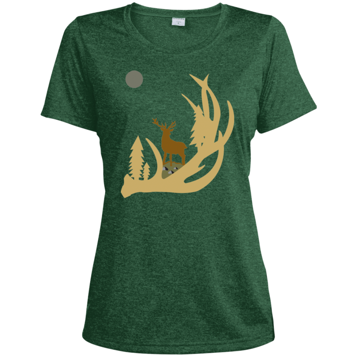 LST360 Sport-Tek Ladies' Heather Dri-Fit Moisture-Wicking T-Shirt