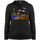 LST254 Sport-Tek Ladies' Pullover Hooded Sweatshirt Hiking