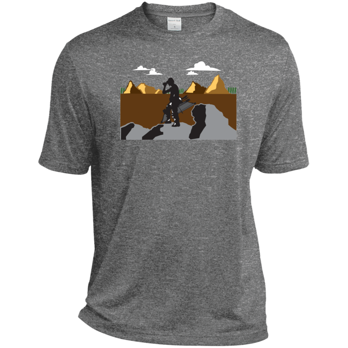 ST360 Sport-Tek Heather Dri-Fit Moisture-Wicking T-Shirt A1