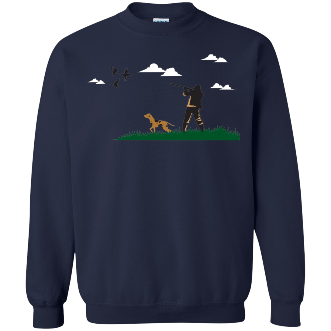 G180 Gildan Crewneck Pullover Sweatshirt  8 oz. H2