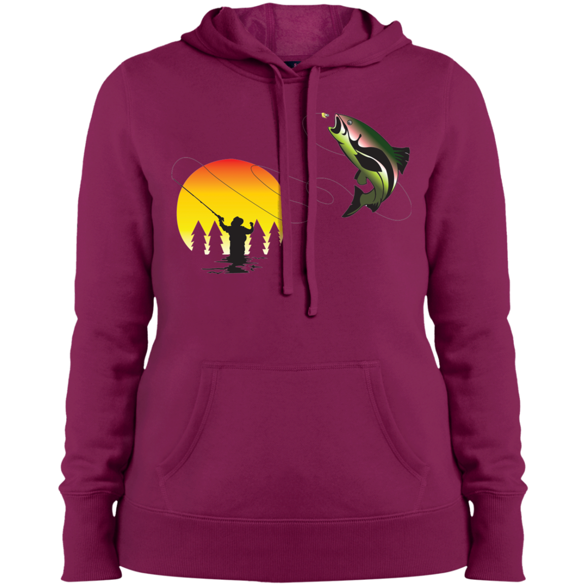 LST254 Sport-Tek Ladies' Pullover Hooded Sweatshirt