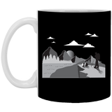 XP8434 11 oz. White Mug Hiking