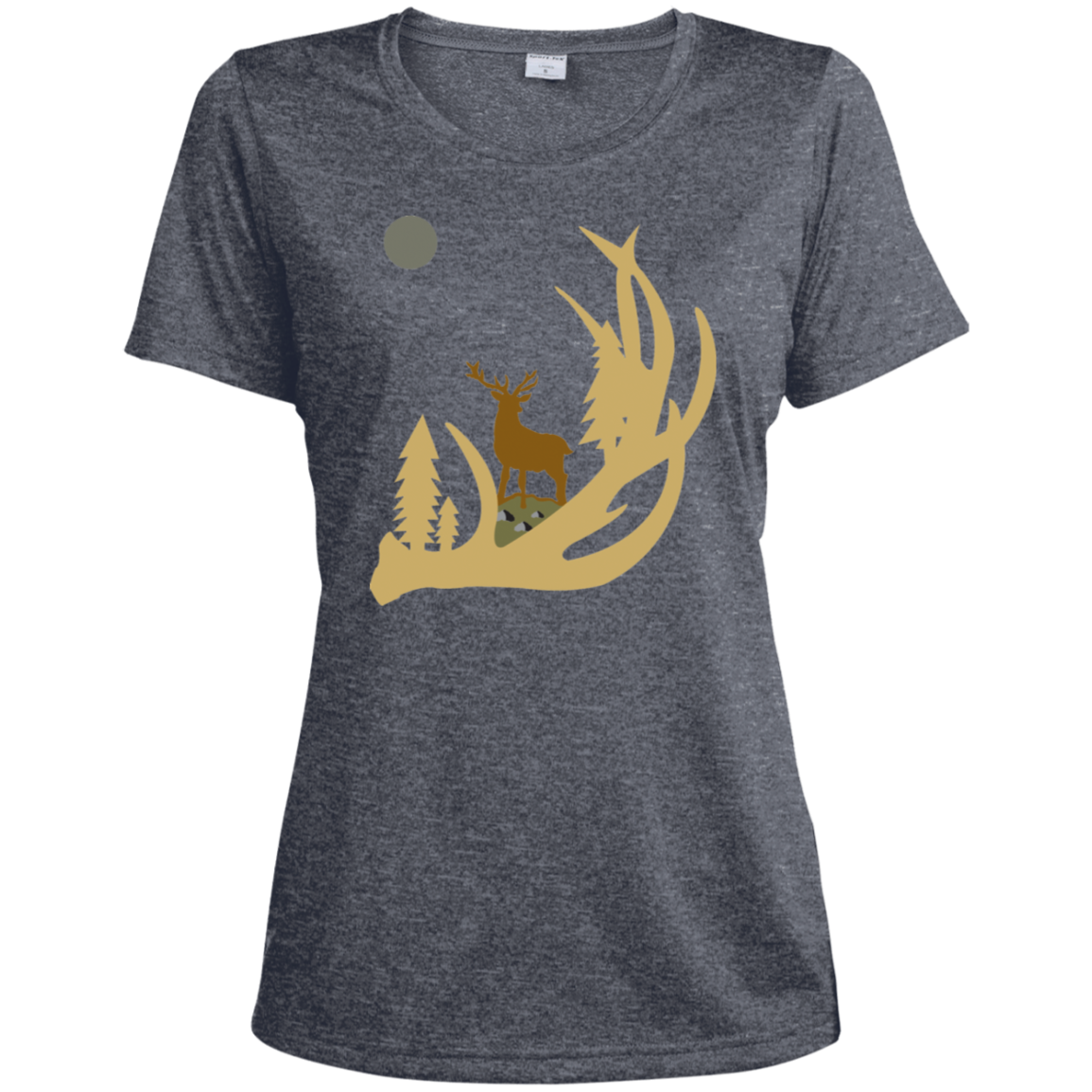 LST360 Sport-Tek Ladies' Heather Dri-Fit Moisture-Wicking T-Shirt