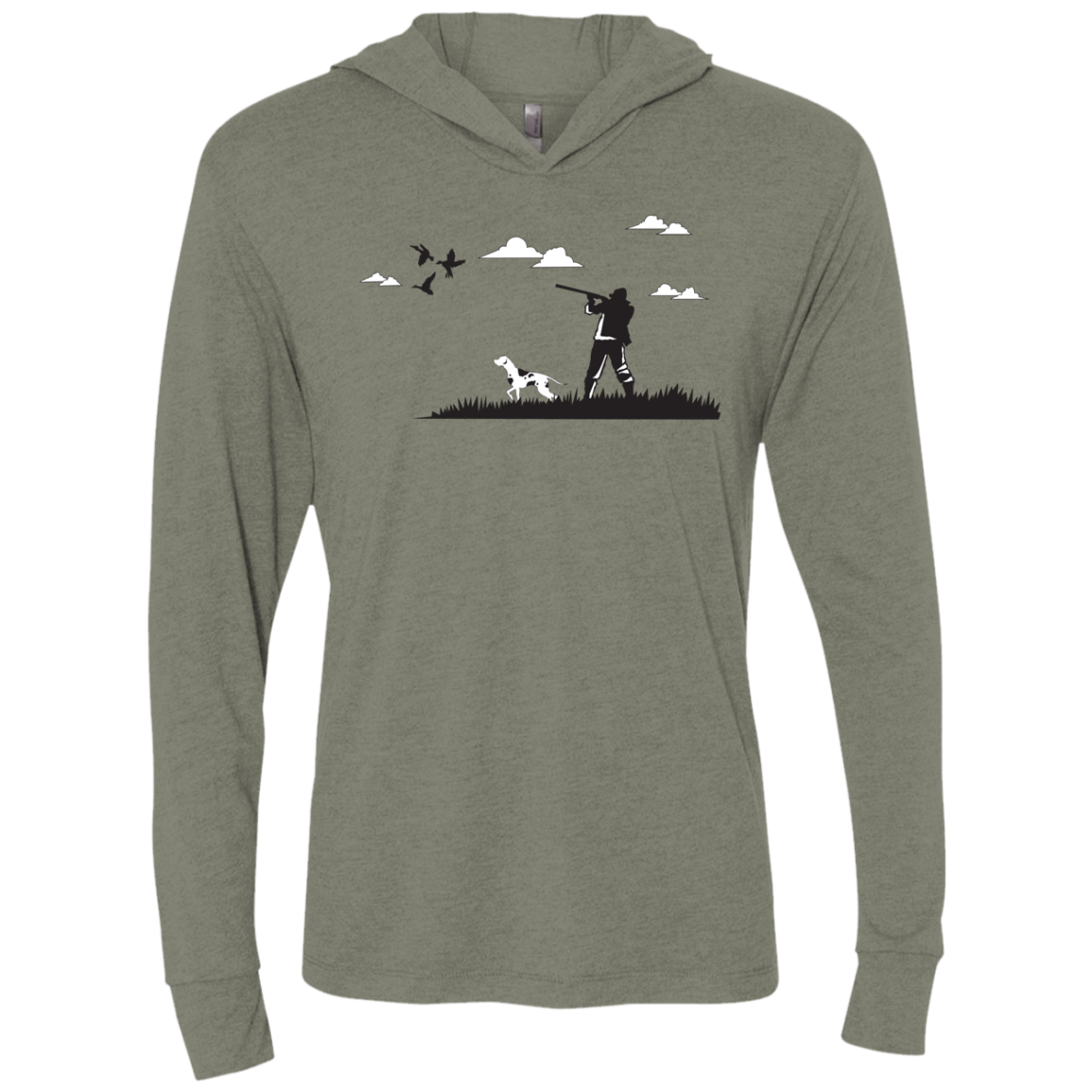 NL6021 Next Level Unisex Triblend LS Hooded T-Shirt H2