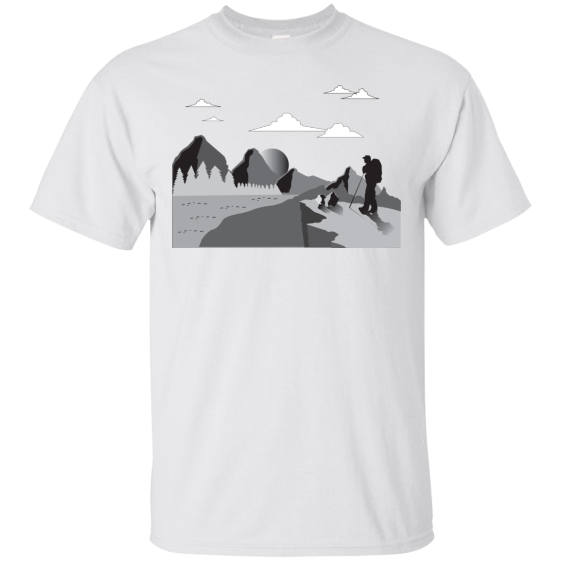 G200 Gildan Ultra Cotton T-Shirt Hiking
