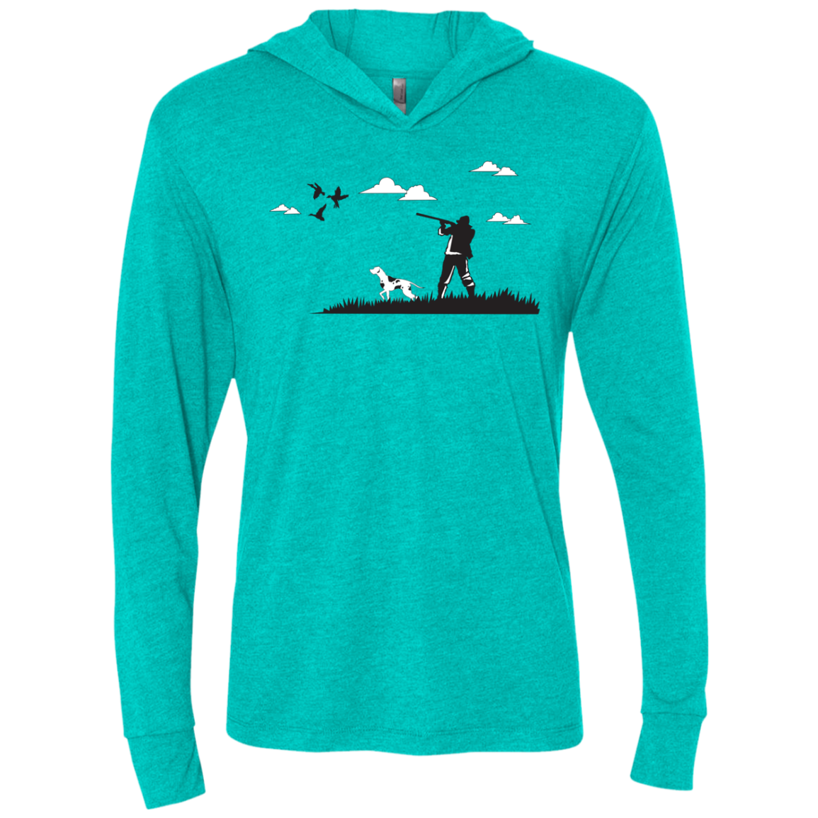 NL6021 Next Level Unisex Triblend LS Hooded T-Shirt H2