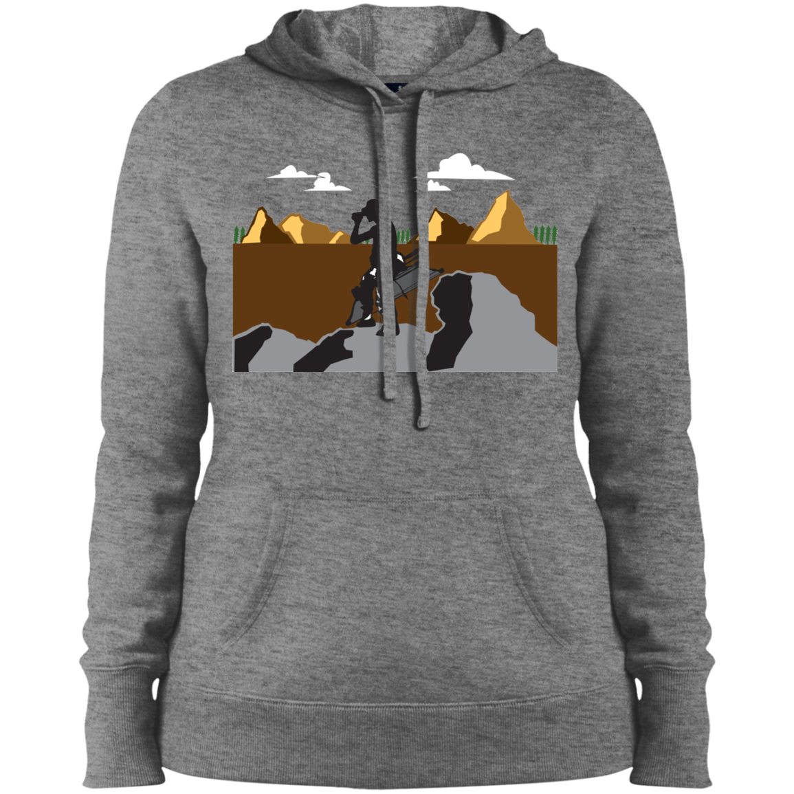 LST254 Sport-Tek Ladies' Pullover Hooded Sweatshirt A1