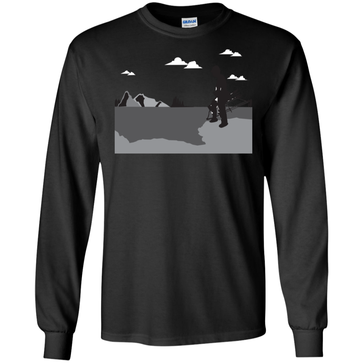 G240 Gildan LS Ultra Cotton T-Shirt A2