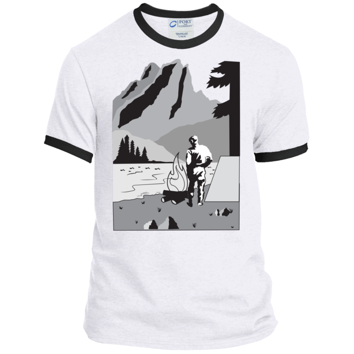 PC54R Port & Co. Ringer Tee C1