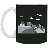 XP8434 11 oz. White Mug Hiking