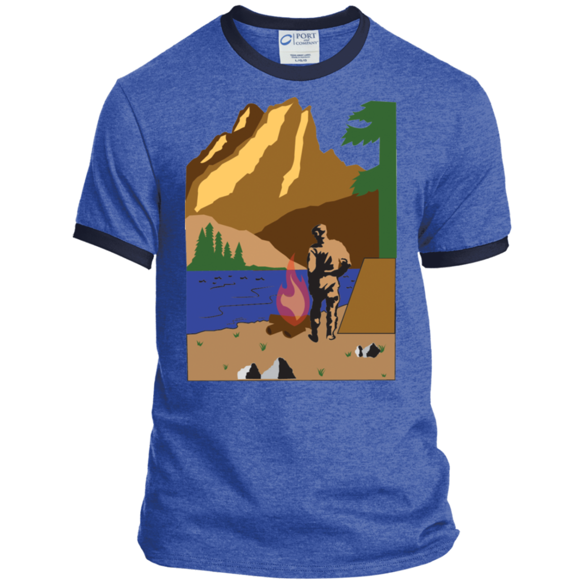 PC54R Port & Co. Ringer Tee C1