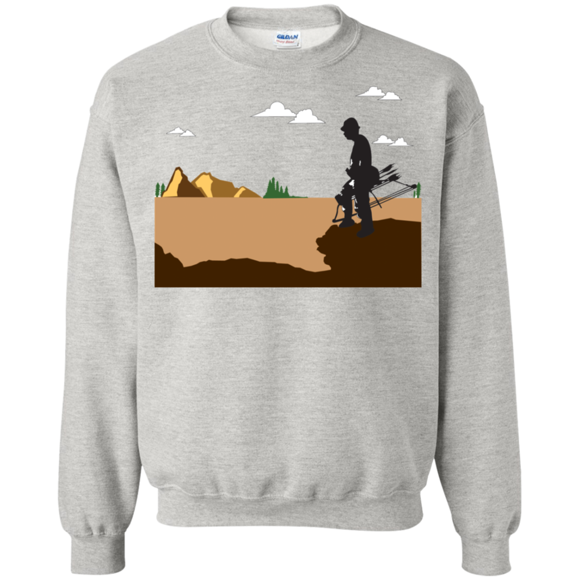 G180 Gildan Crewneck Pullover Sweatshirt  8 oz. A2