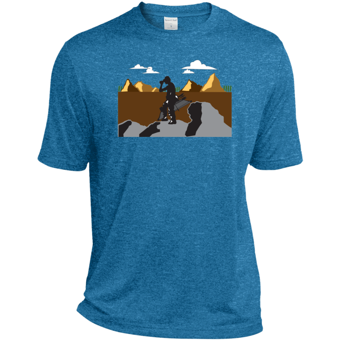 ST360 Sport-Tek Heather Dri-Fit Moisture-Wicking T-Shirt A1