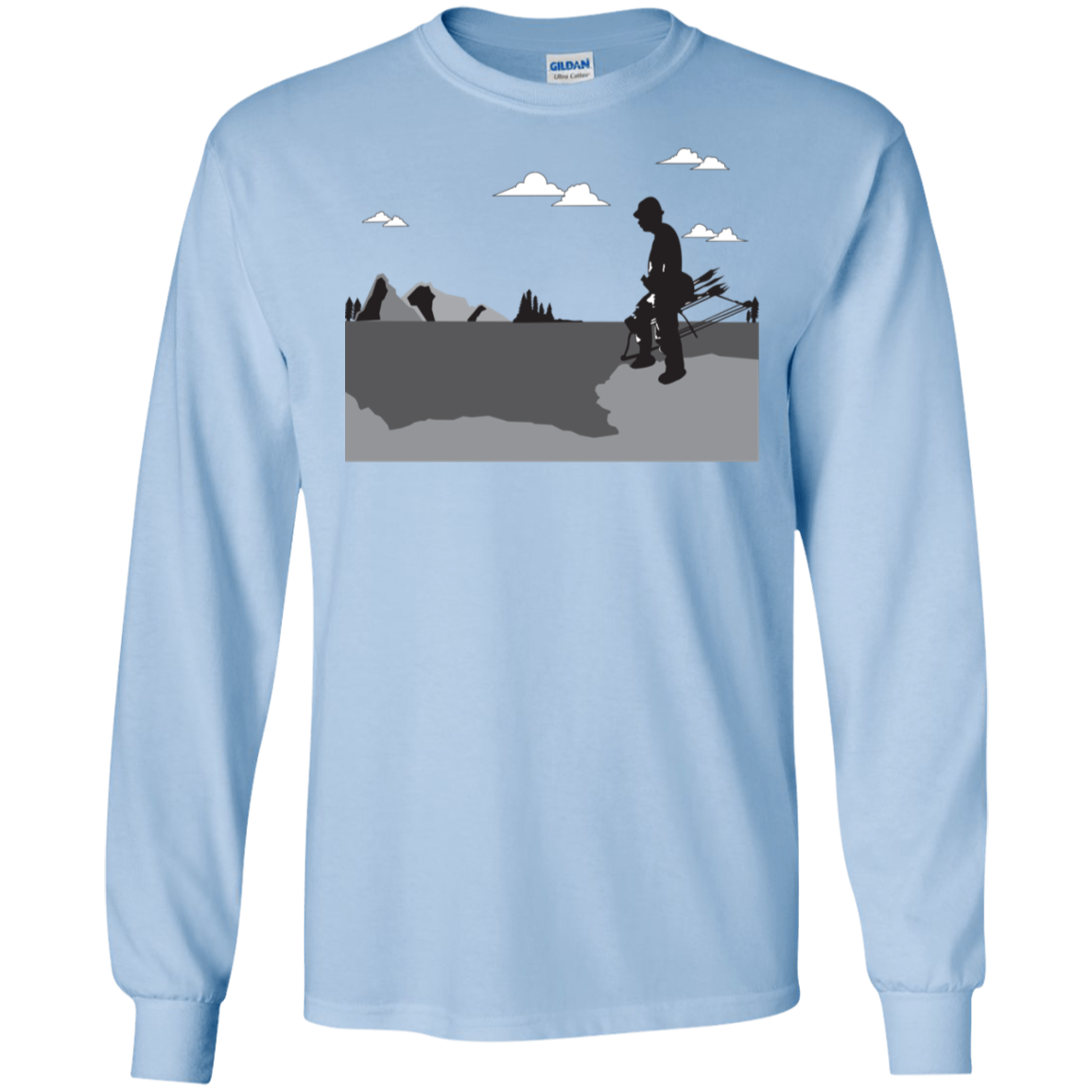 G240 Gildan LS Ultra Cotton T-Shirt A2