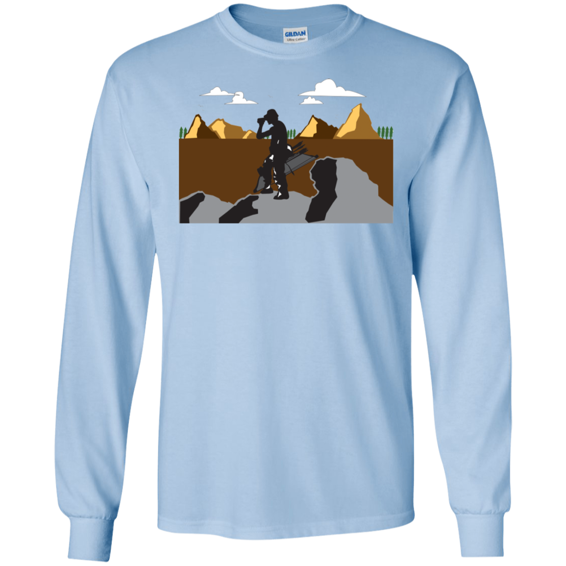 G240 Gildan LS Ultra Cotton T-Shirt A1