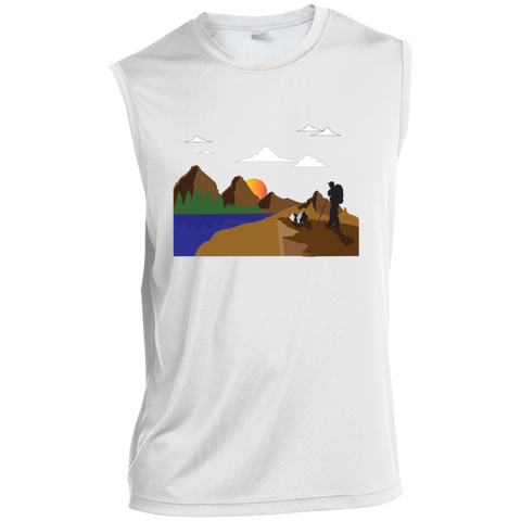 ST352 Sport-Tek Sleeveless Performance T-Shirt Hiking