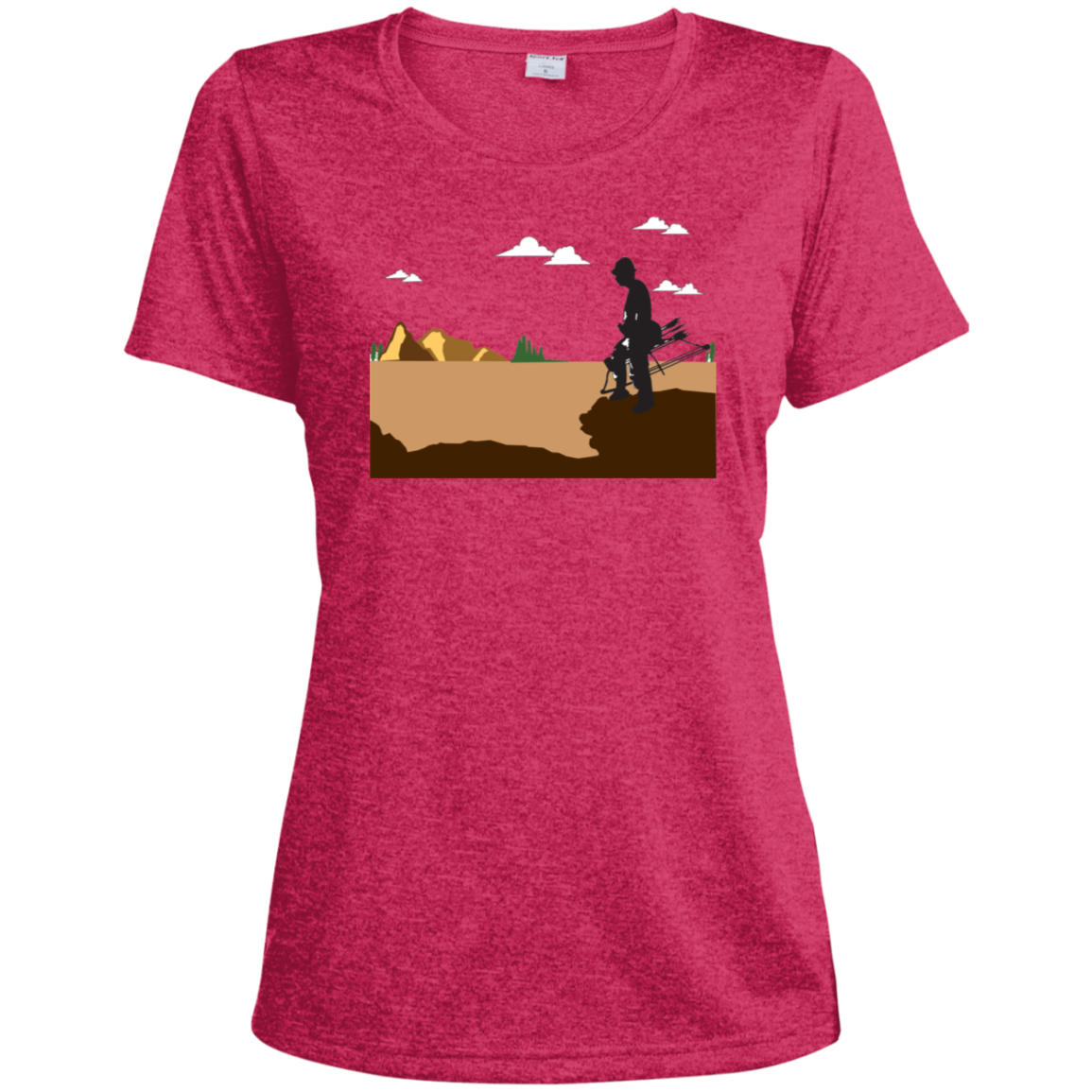 LST360 Sport-Tek Ladies' Heather Dri-Fit Moisture-Wicking T-Shirt