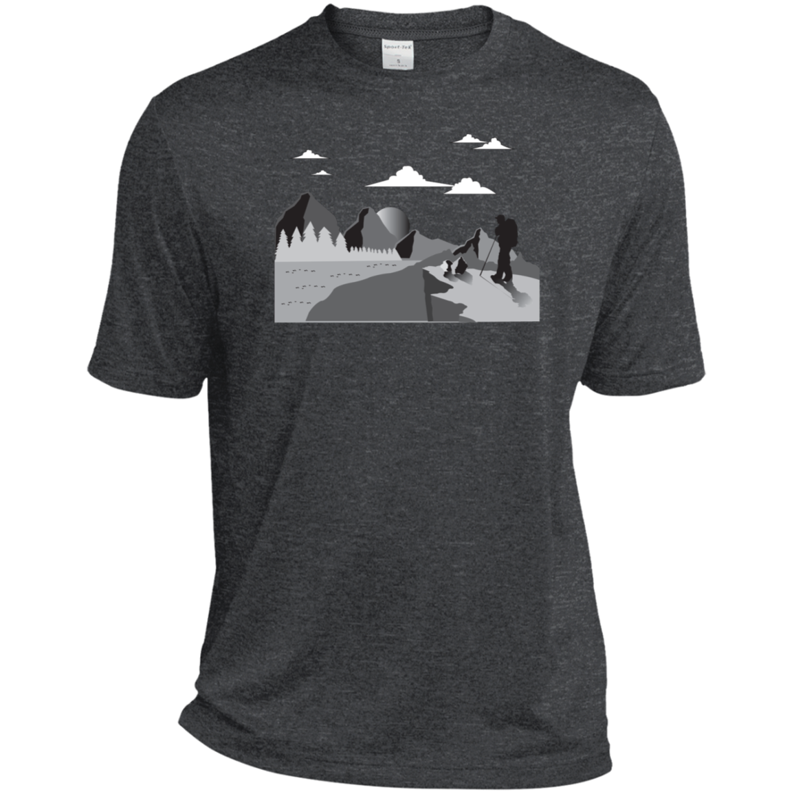 ST360 Sport-Tek Heather Dri-Fit Moisture-Wicking T-Shirt Hiking