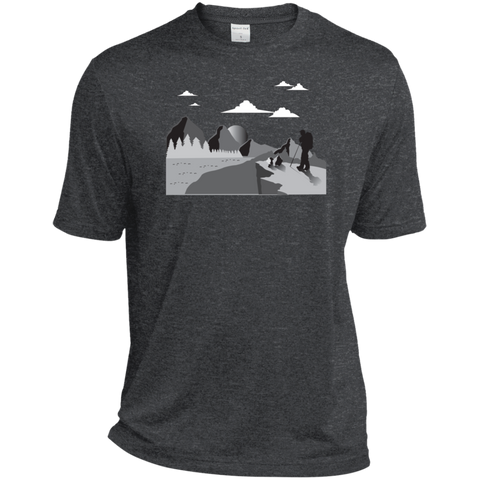 ST360 Sport-Tek Heather Dri-Fit Moisture-Wicking T-Shirt Hiking