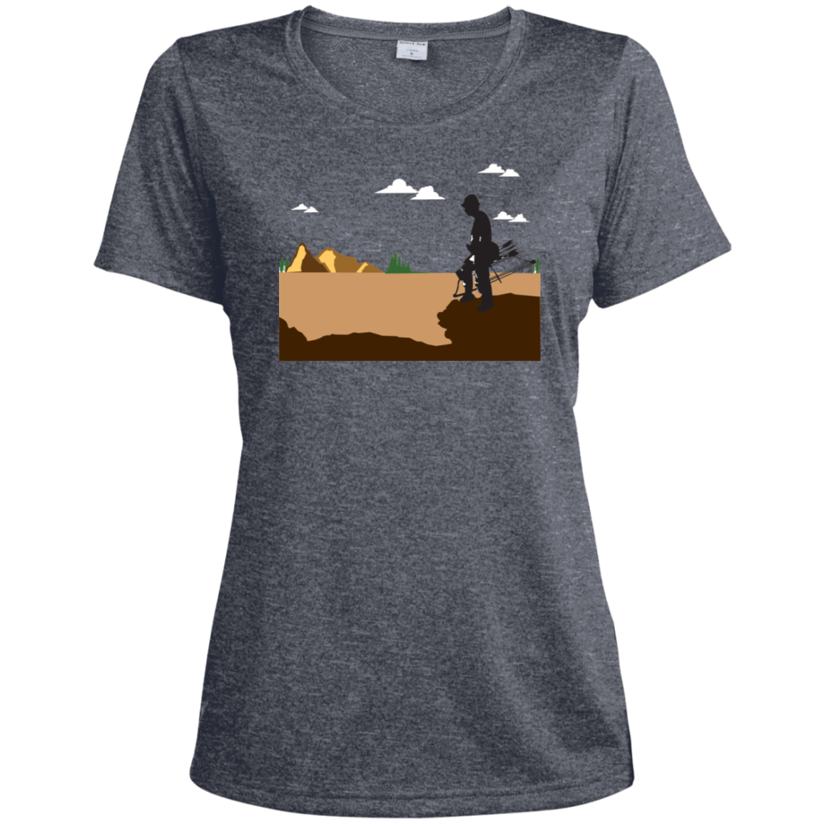 LST360 Sport-Tek Ladies' Heather Dri-Fit Moisture-Wicking T-Shirt