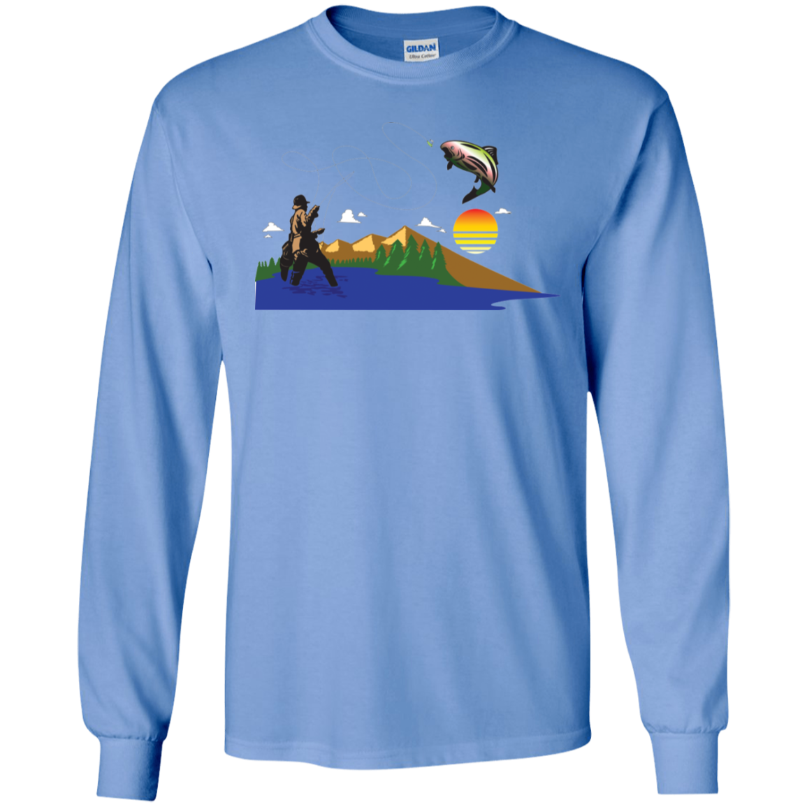 G240 Gildan LS Ultra Cotton T-Shirt F2