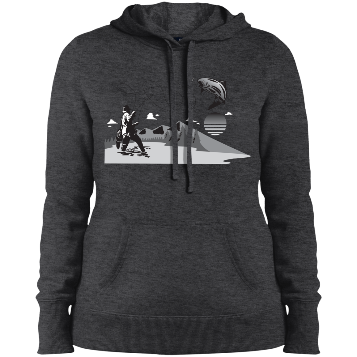 LST254 Sport-Tek Ladies' Pullover Hooded Sweatshirt F2