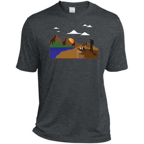 ST360 Sport-Tek Heather Dri-Fit Moisture-Wicking T-Shirt Hiking